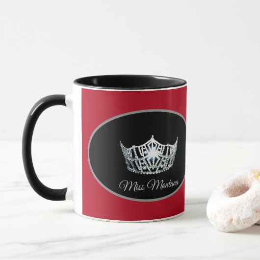 Miss America Crown Mug (Avec donut)