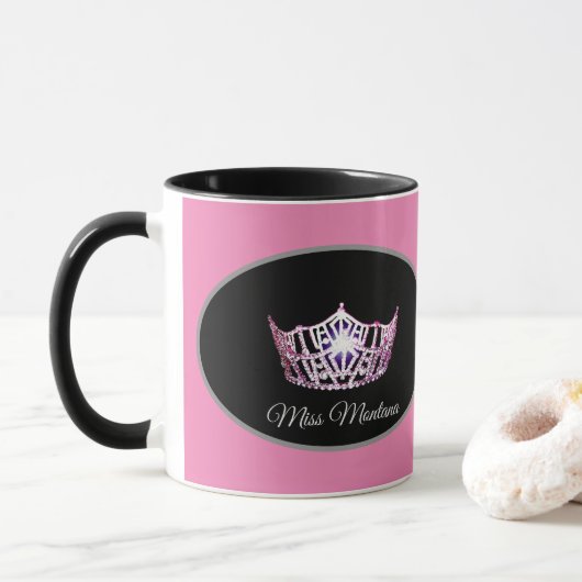 Miss America Crown Mug (Avec donut)