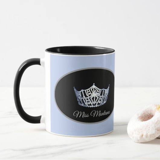 Miss America Crown Mug (Avec donut)