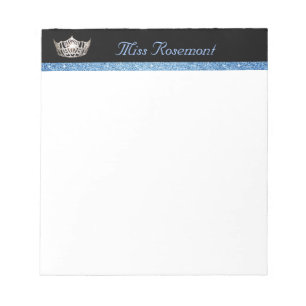 Miss America Crown Notepad Notitieblok