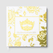 Miss America Crown Roses Gold Foil Scrapbook (Recto)