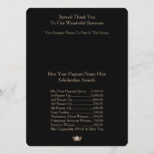 Miss America Gold Crown 2 Awards Carte du programm (Dos)