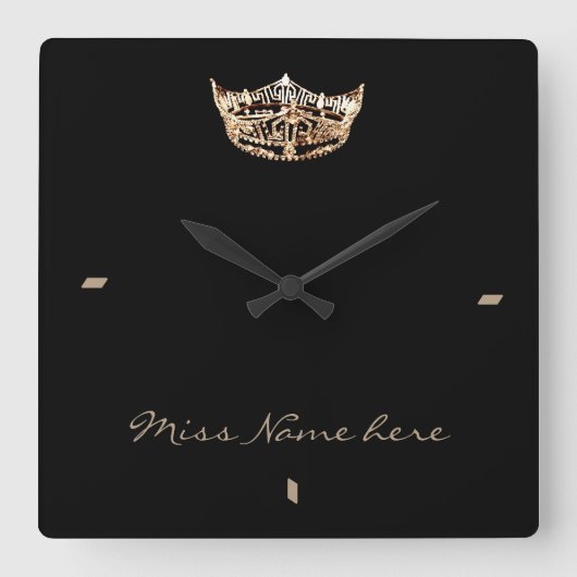 Miss America Gold Crown Horloge (Recto)
