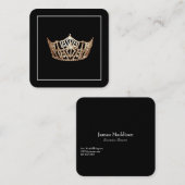 Miss America Gold Crown Visitekaartjes (Voorkant / Achterkant)