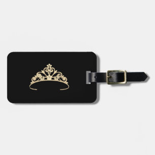 Miss America Gold Tiara Bagagelabel