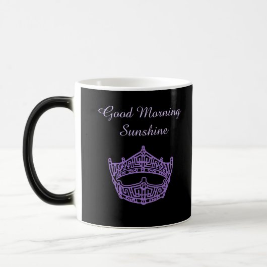 Miss America Good Morning Sunshine Crown Mug (Gauche)