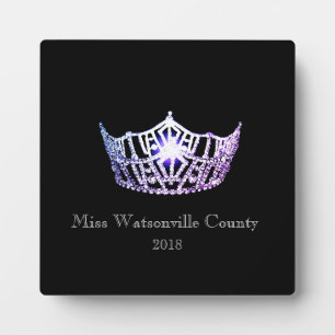 Miss America Lilac Crown Titulaire Plaque