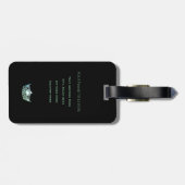 Miss America Mint Kroon Bagage Label-Verticaal Bagagelabel (Achterkant horizontaal)