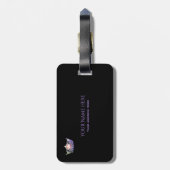 Miss America Multi Silver Crown Bagagelabel (Achterkant verticaal)