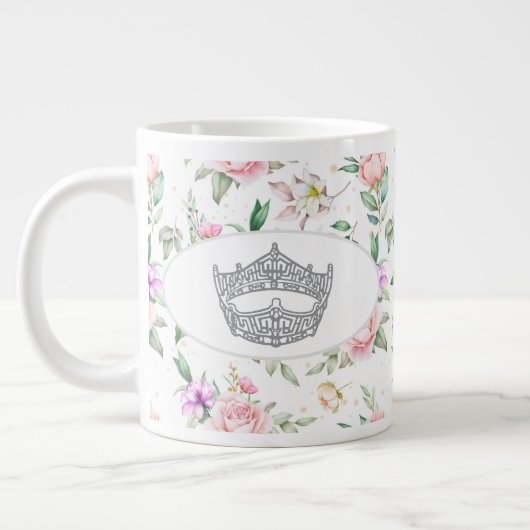 Miss America Pageant Crown Jumbo Mug (Gauche)