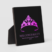 Miss America Rodeo Crown Congeniality Plaque (Recto)