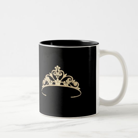 Miss America Rodeo style Gold Pageant Crown Mug (Droit)