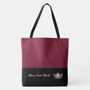 Miss America Sac fourre-tout Argent Couronne Vin G