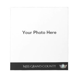Miss America Silver Crown Autograaf Pad Notitieblok