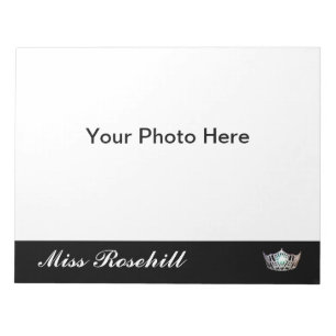Miss America Silver Crown Autograaf Pad Notitieblok