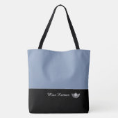 Miss America Silver Crown Canvas tas-Large Draagtas (Achterkant)