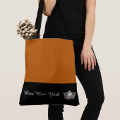 Miss America Silver Crown Canvas tas-Large Pumpkin Tote Bag (Dichtbij)