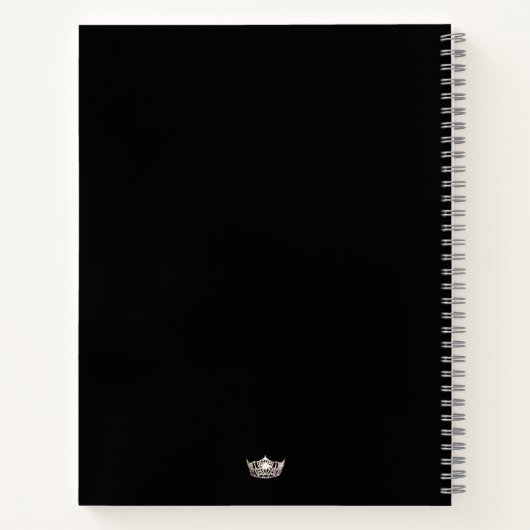 Miss America Silver Crown Custom Graph Notitieboek (Achterkant)