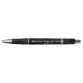Miss America Silver Crown Custom Ink Pen (Voorkant)