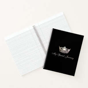 Miss America Silver Crown Custom Journal-Notitiebo Notitieboek