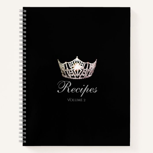 Miss America Silver Crown Custom Recipe Notitieboe Notitieboek (Voorkant)