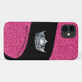 Miss America Silver Crown iPhone 11 Coque (Dos (Horizontal))