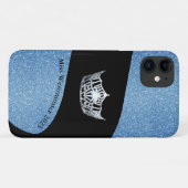 Miss America Silver Crown iPhone 11 Hoesje (Achterkant (horizontaal))