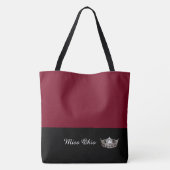 Miss America Silver Crown Sac fourre-tout LRGE Cri (Dos)