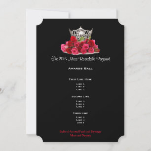 Miss America Silver Crwn Roses programme de bal