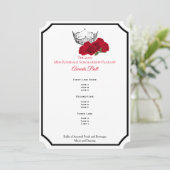 Miss America Silver Crwn Roses programme de bal (Debout devant)