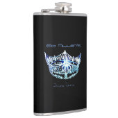 Miss America stijl Blue Crown Flask Aangepaste naa Heupfles (Rechts)