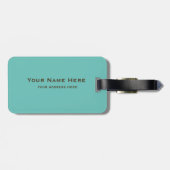 Miss America stijl Crown Bagagelabel (Achterkant horizontaal)