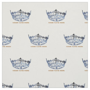 Miss America stijl Crown Custom Fabric Stof