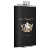 Miss America stijl Crown Flask Custom Naam Heupfles (Rechts)