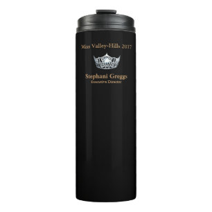Miss America stijl Crown Thermal Tumbler Thermosbeker