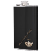 Miss America stijl Custom Handtekening Kroonkolf Heupfles (Links)