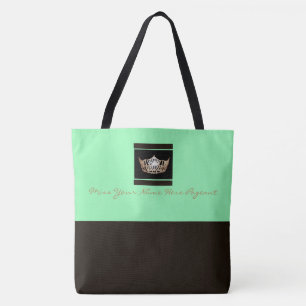 Miss America stijl Custom Kleur Tas Bruin/Aqua