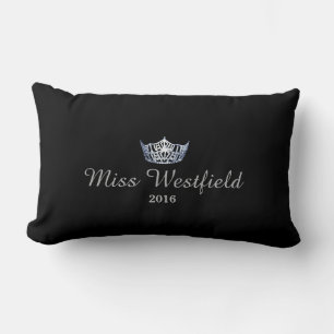 Miss America stijl Gepersonaliseerde naam Crown Pi Kussen