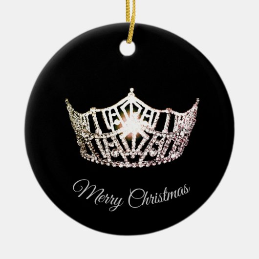 Miss America stijl kroon ornament (Voorkant)
