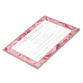 Miss America stijl Pageant Certificates-Achievmmme Notitieblok (Schuin)