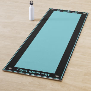 Miss America stijl Pageant Crown Custom Yoga Mat