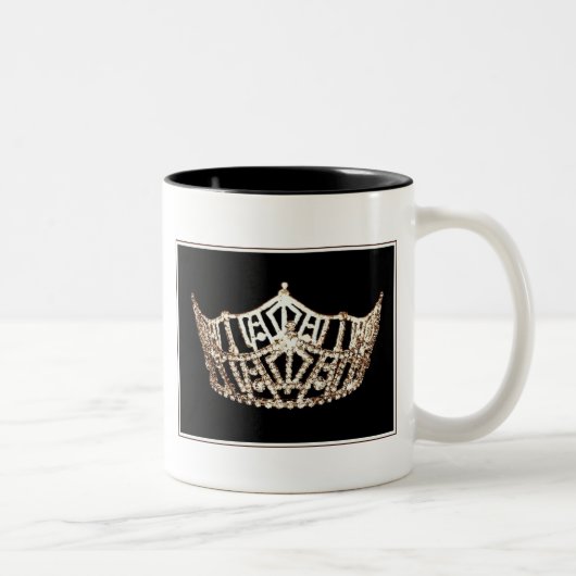 Miss America stijl Platinum Crown Mok (Rechts)