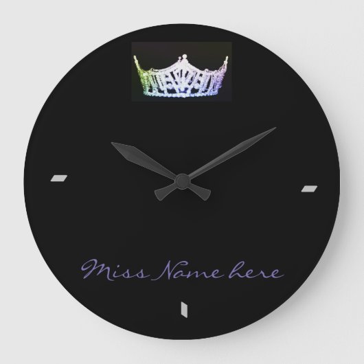 Miss America style Argent/Combo Couronne Horloge (Recto)