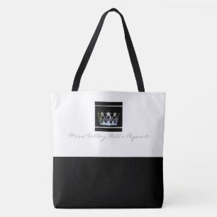 Miss America Style Black Bottom Crown Tas