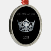 Miss America style Crown Christmas Ornament (Rechts)