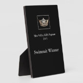 Miss America style Custom Awards Plaque (Côté)