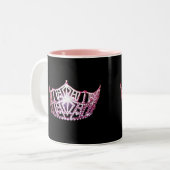 Miss America style Pageant Crown Mug (Devant gauche)
