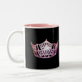 Miss America style Pageant Crown Mug (Gauche)