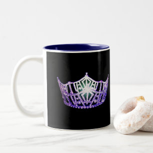 Miss America style Purple Crown Mug
