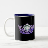 Miss America style Purple Crown Mug (Gauche)